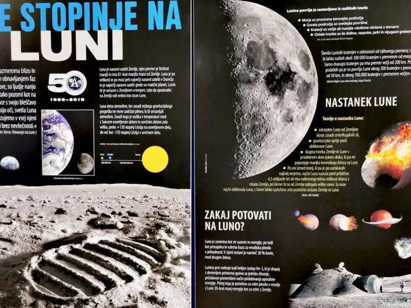Bild 1:  Die ersten Schritte auf dem Mond, ©Luka Podlipnik 