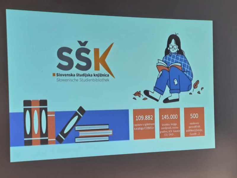 Slika 1: Ponudba Slovenske študijske knjižnice