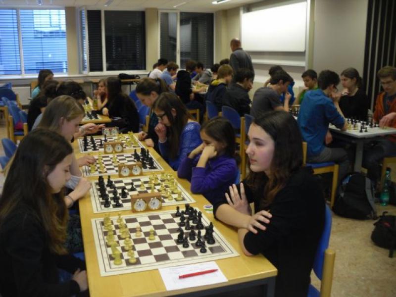 Slika 1: Deželne prvakinje s Slovenske gimnazije