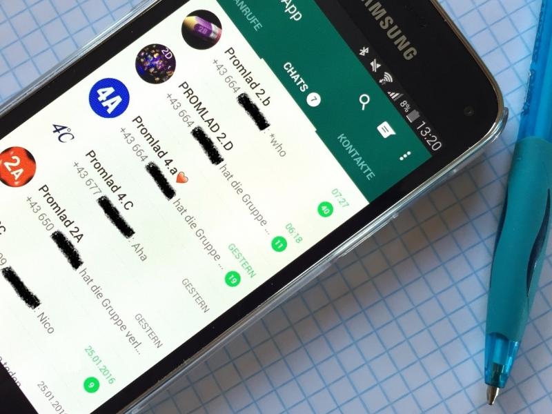 Slika 3: Skupine na WhatsApp-u, &copy; Veronika Ku&scaron;ej