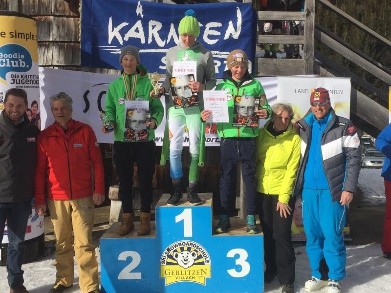 Slika 2: Maks Žagar - Koroški prvak v alpskem smučanju 2016, © Lojze Dolinar