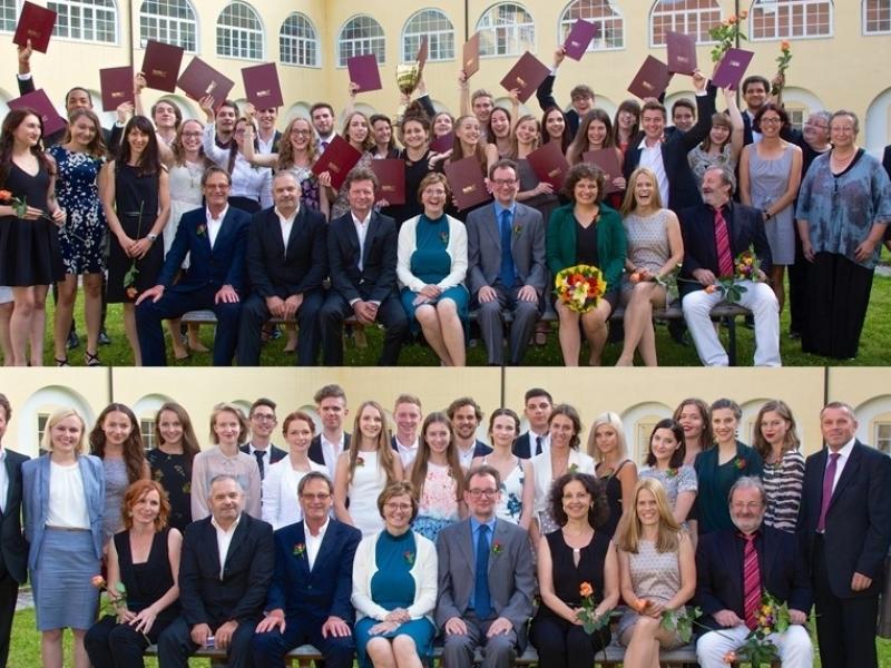Slika 4: Maturantje in profesorji 8.a in 8.b, © Peter Krivograd